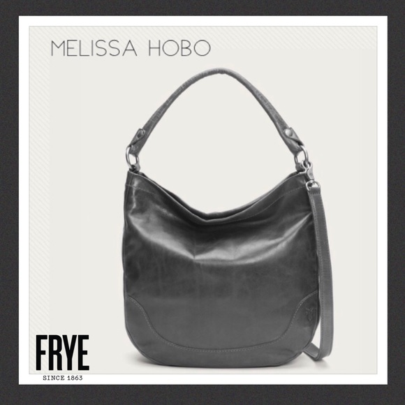 Frye Company Melissa Hobo Bag Purse Carbon Gray - Picture 3 of 9